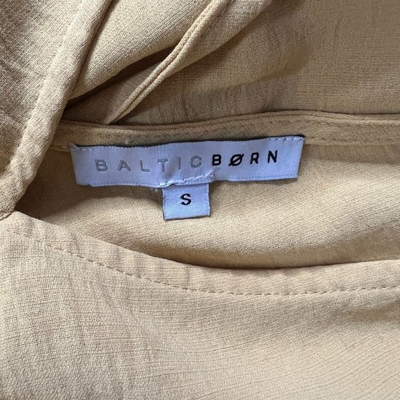 Baltic Børn Bondi Maxi Long Dress Mustard Yellow Bohemian Lace Size S Small - Picture 5 of 12